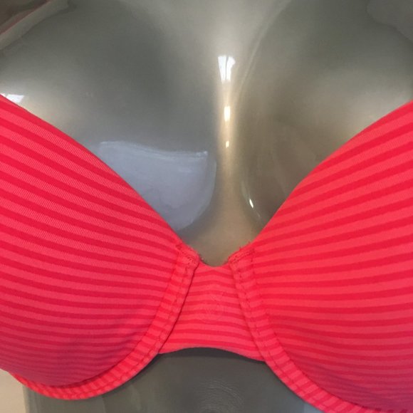 Victoria's Secret 34B Pink Uplift Semi Demi Bra Adjustable Straps Underwire - Picture 5 of 11